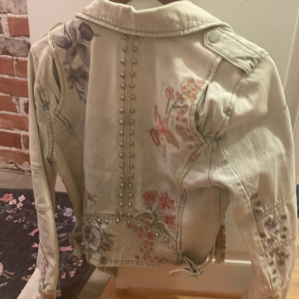 BLANK denim embroidered BLANK MEDIUM